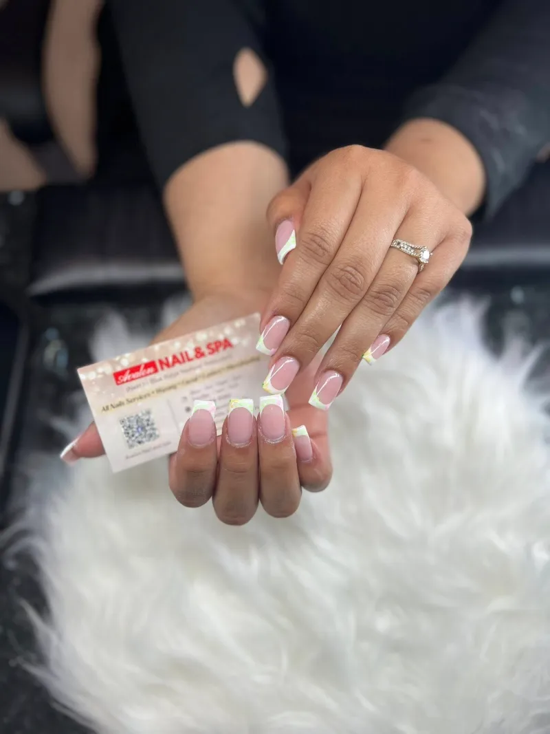 French manicure at Avalon Nail & Spa